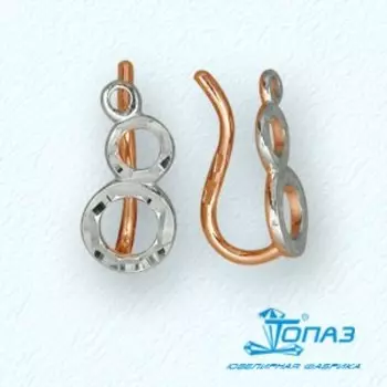 Серьги из красного золота Линии Любви