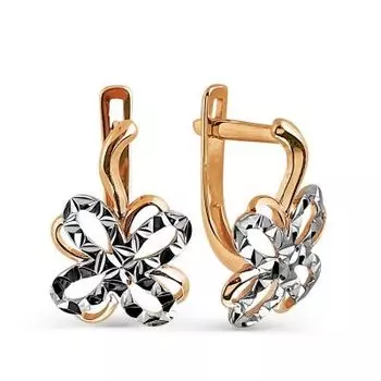 Серьги из красного золота Линии Любви