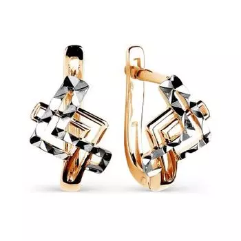 Серьги из красного золота Линии Любви