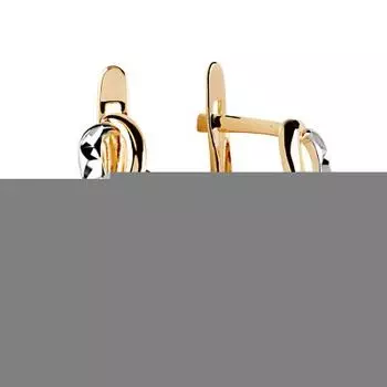 Серьги из красного золота Линии Любви