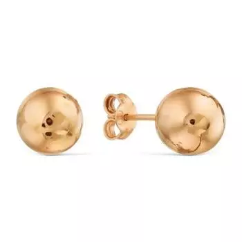 Серьги из красного золота Линии Любви