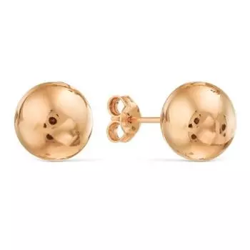 Серьги из красного золота Линии Любви