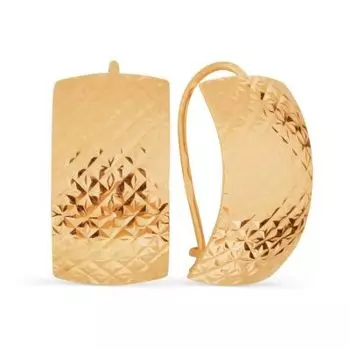 Серьги из красного золота Линии Любви