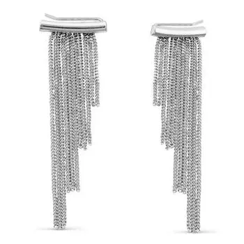 Серьги из серебра Линии Любви