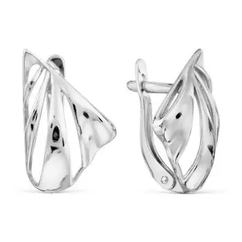 Серьги из серебра Линии Любви