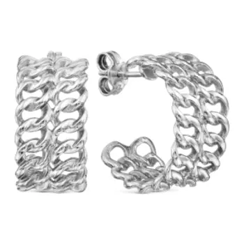 Серьги из серебра Линии Любви