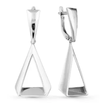 Серьги из серебра Линии Любви