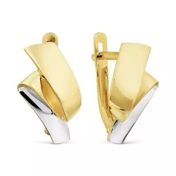 Серьги из желтого золота Линии Любви