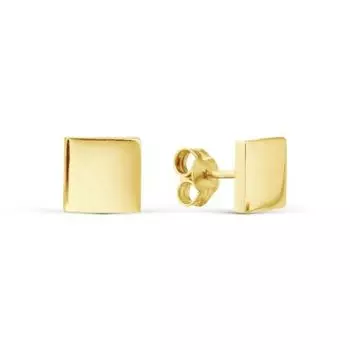 Серьги из желтого золота Линии Любви