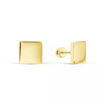 Серьги из желтого золота Линии Любви