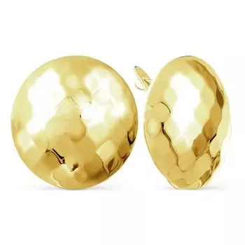 Серьги из желтого золота Линии Любви