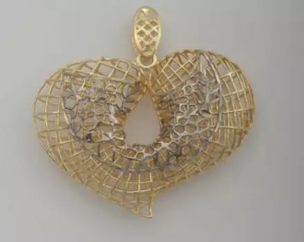 Серьги из желтого золота Линии Любви