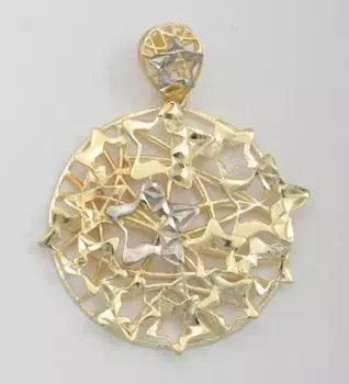 Серьги из желтого золота Линии Любви