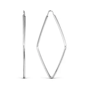 Серьги конго из серебра Линии Любви