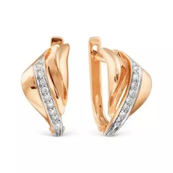 Серьги с бриллиантами Линии Любви