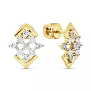 Серьги с бриллиантами Линии Любви