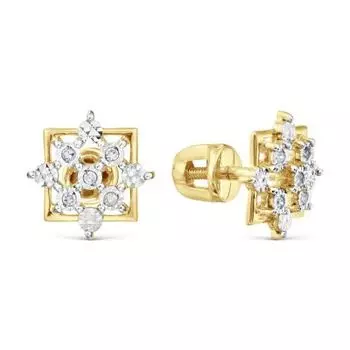 Серьги с бриллиантами Линии Любви