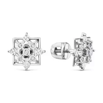 Серьги с бриллиантами Линии Любви