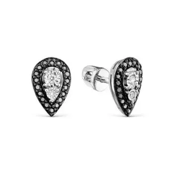 Серьги с бриллиантами Линии Любви