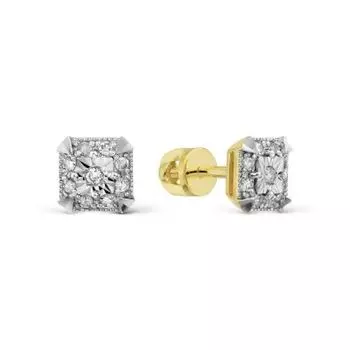 Серьги с бриллиантами Линии Любви