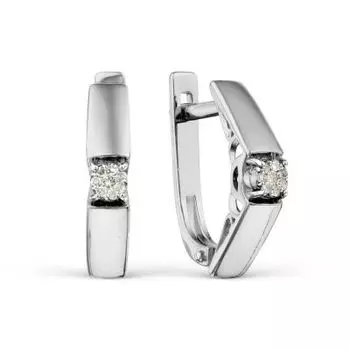 Серьги с бриллиантами Линии Любви