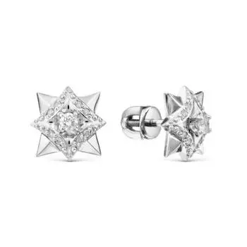 Серьги с бриллиантами Линии Любви