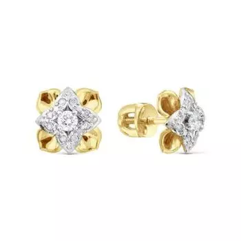 Серьги с бриллиантами Линии Любви