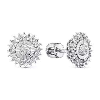 Серьги с бриллиантами Линии Любви