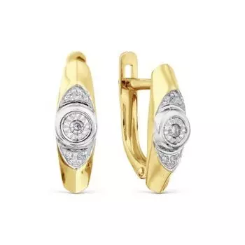 Серьги с бриллиантами Линии Любви