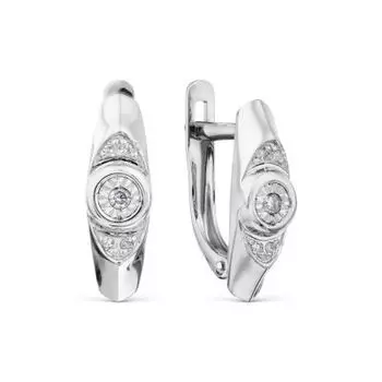 Серьги с бриллиантами Линии Любви