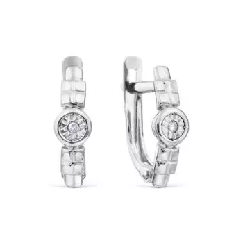 Серьги с бриллиантами Линии Любви