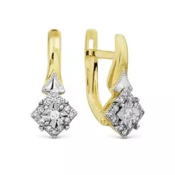 Серьги с бриллиантами Линии Любви