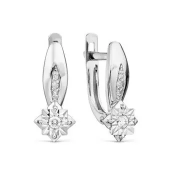 Серьги с бриллиантами Линии Любви