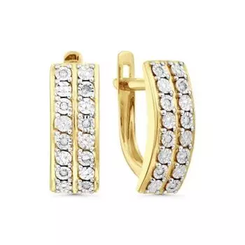 Серьги с бриллиантами Линии Любви