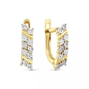 Серьги с бриллиантами Линии Любви