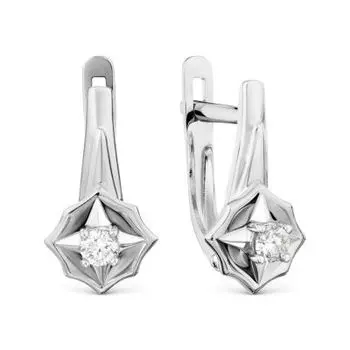 Серьги с бриллиантами Линии Любви