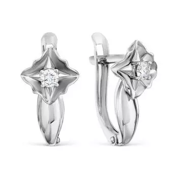 Серьги с бриллиантами Линии Любви