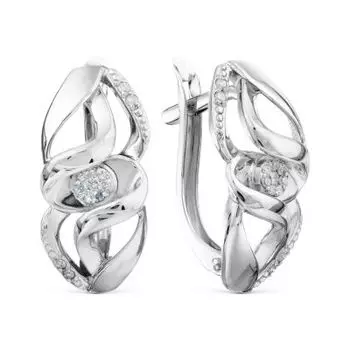 Серьги с бриллиантами Линии Любви