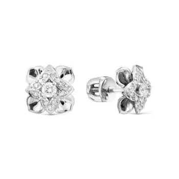 Серьги с бриллиантами Линии Любви