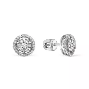 Серьги с бриллиантами Линии Любви