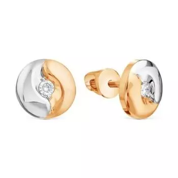 Серьги с бриллиантами Линии Любви