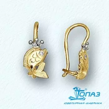 Серьги с бриллиантами Линии Любви