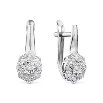 Серьги с бриллиантами Линии Любви