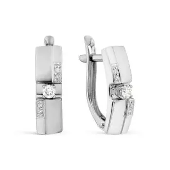 Серьги с бриллиантами Линии Любви