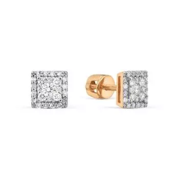Серьги с бриллиантами Линии Любви