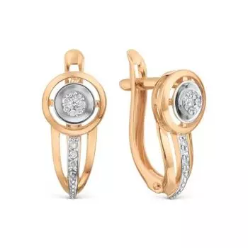 Серьги с бриллиантами Линии Любви