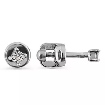 Серьги с бриллиантами Линии Любви