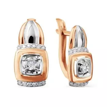 Серьги с бриллиантами Линии Любви