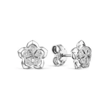 Серьги с бриллиантами Линии Любви