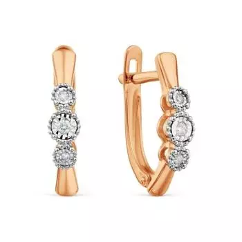 Серьги с бриллиантами Линии Любви